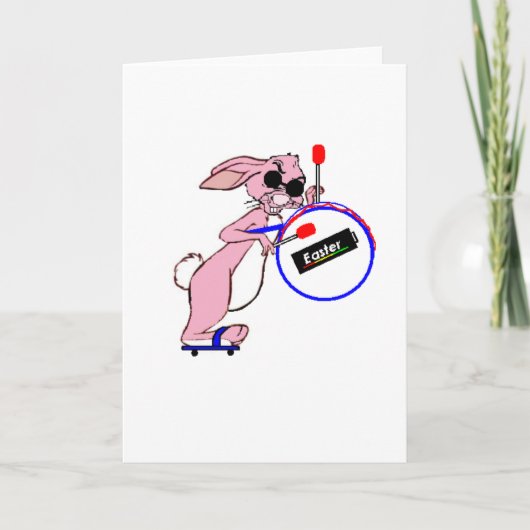 Osterkarte Feiertagskarte (Vorderseite)