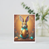 Osterkarte Feiertagskarte (Stehend Vorderseite)