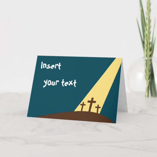 Osterkarte Feiertagskarte (Vorderseite)