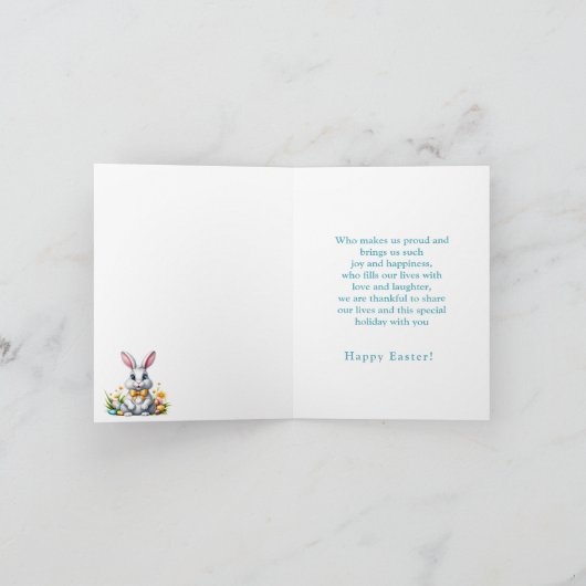 Osterkarte Feiertagskarte (Innenseite)