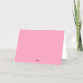 Osterkarte für das handgeschriebene Foto Goldfoil (Rückseite)