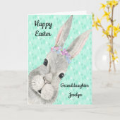 Osterkarte für Großtochter mit Sonnenschein Karte (Gelbe Blume)