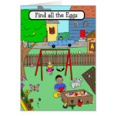 Osterkarte für Kinder (Vorne)