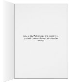 Osterkarte für Mama und Vater Orchideendesign (Innen (Rechts))