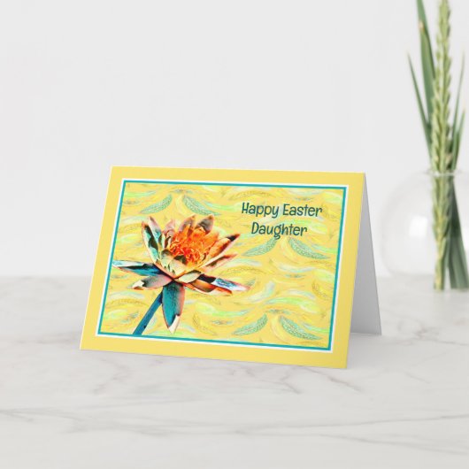 Osterkarte für Tochter und Familie Karte (Vorderseite)