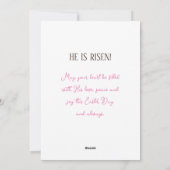 Osterkarte "goldenes Ei" Feiertagskarte (Rückseite)