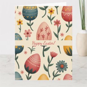 Osterkarte in sanften Pastellfarben Karte