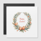 Osterkarte in sanften Pastellfarben Magnetkarte (Vorne/Hinten)