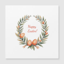 Osterkarte in sanften Pastellfarben Magnetkarte