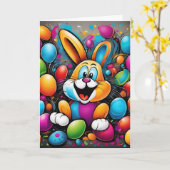 Osterkarte. :-) karte (Gelbe Blume)