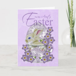 Osterkarte mit Baby-Kaninchen - nur für Sie Feiertagskarte