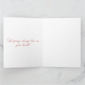 Osterkarte mit Capybara in Pastellfarben Karte (Innenseite)