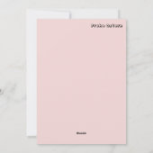 Osterkarte mit Hase und Eiern Feiertagskarte (Rückseite)