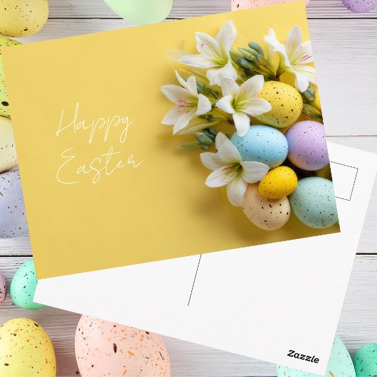 Osterkarte mit Ostereiern Postkarte