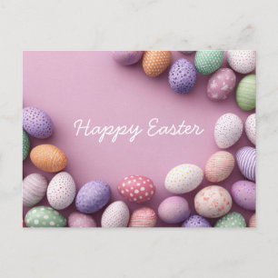 Osterkarte mit Ostereiern Postkarte