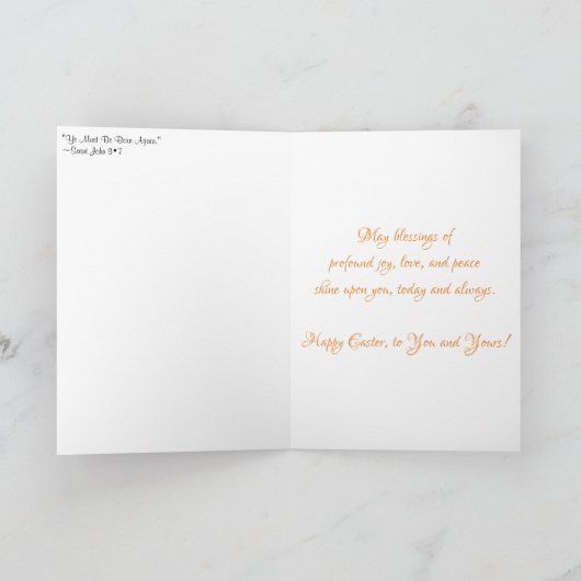 Osterkarte "Mutter im Glas" Karte (Innenseite)