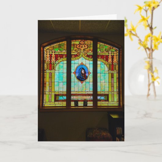 Osterkarte "Mutter im Glas" Karte (Gelbe Blume)