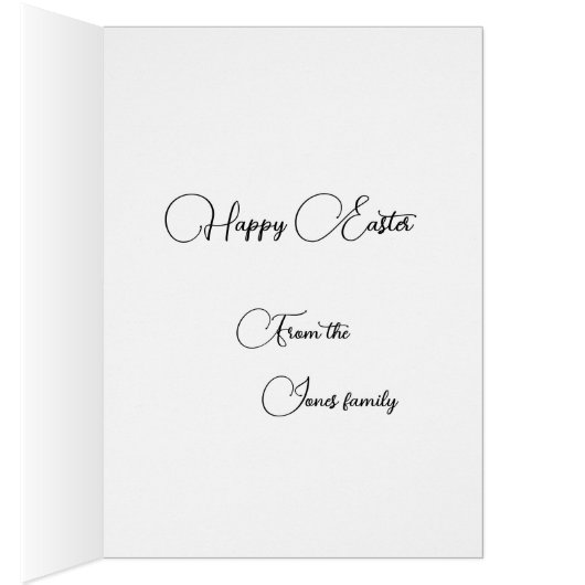 Osterkarte - Niedliches Entlüften (Innen (Rechts))