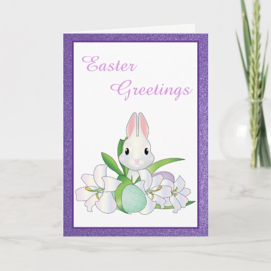 Osterkarte - Ostergruß Feiertagskarte (Vorderseite)