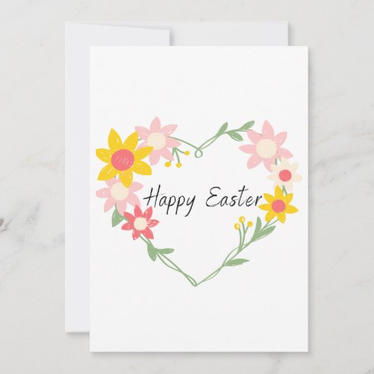 Osterkarte - Osterhasen und Küken Feiertagskarte (Vorderseite)