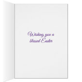 Osterkarte Osterlilie (Innen (Rechts))