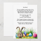 Osterkarte Party Einladung (Vorne/Hinten)