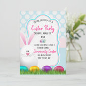Osterkarte Party Einladung (Stehend Vorderseite)