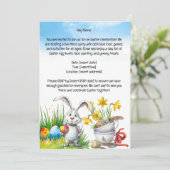 Osterkarte Party Einladung (Stehend Vorderseite)