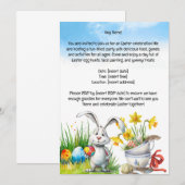 Osterkarte Party Einladung (Vorne/Hinten)