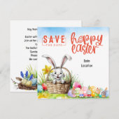 Osterkarte Party Einladung (Vorne/Hinten)