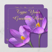 Osterkarte personalisieren einladung (Vorne/Hinten)