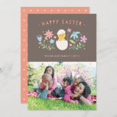 Osterkarte - Schokolade Feiertagskarte (Vorne/Hinten)