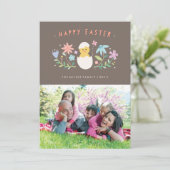 Osterkarte - Schokolade Feiertagskarte (Stehend Vorderseite)