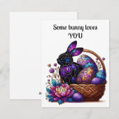 Osterkarte strahlend schönes Design Feiertagskarte (Vorne/Hinten)