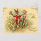 Osterkarte Vintag Feiertagspostkarte (Vorderseite)