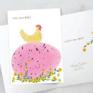 Osterkarte von Mama an erwachsenes Kind Karte