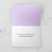 Osterkarte zu diesem besonderen Zeitpunkt Karte (Innenseite)