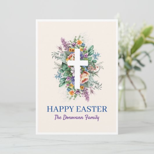 Osterkarten Einladung (Stehend Vorderseite)