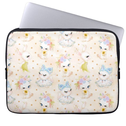 Osterkarten Laptopschutzhülle (Vorderseite)