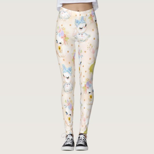 Osterkarten Leggings (Vorderseite)