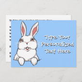 Osterkarten Party Einladungen Ostern Personalisier (Vorne/Hinten)