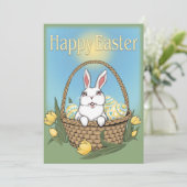 Osterkarten Party Einladungen Ostern Personalisier (Stehend Vorderseite)