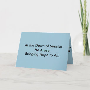 Osterkarten (religiös) feiertagskarte