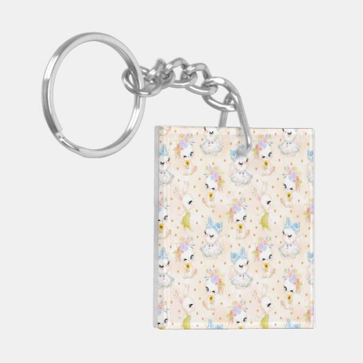 Osterkarten Schlüsselanhänger (Vorderseite links)