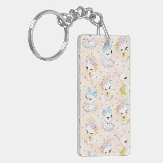 Osterkarten Schlüsselanhänger (Vorderseite links)