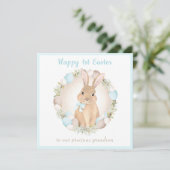 Osterkartenhase, Enkel Osterkarte Karte (Stehend Vorderseite)