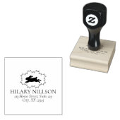 Osterkartenstau | Address bunny Briefmarke Gummistempel (Stempel)