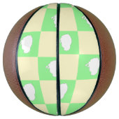 Osterkarton-Muster mit Motiv für Weißkick Basketball (Vertikal)