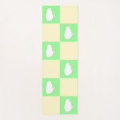 Osterkarton-Muster mit Motiv für Weißkick Yogamatte (Vorderseite)