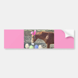 Osterkastanienpferd Autoaufkleber